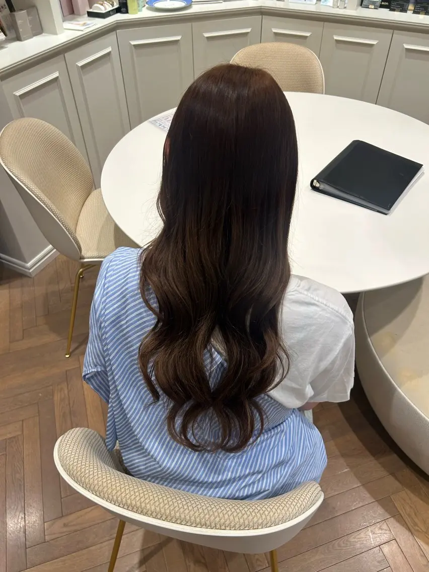 ロング カラー 藤崎 叶也のヘアスタイル