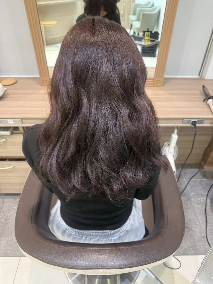 ロング カラー ヘアカラー パーマ 縮毛矯正 トリートメント ヘッドスパ 極艶縮毛/髪質改善/ KOTAのヘアスタイル