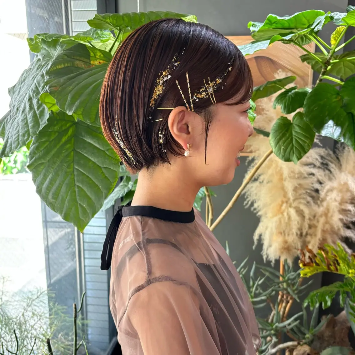 ショート ヘアセット 渡部 喜子のヘアスタイル