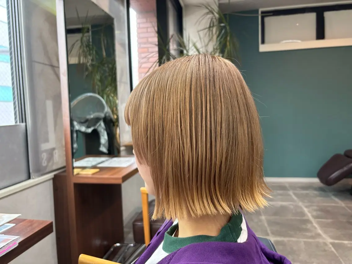 ⭐️新規様限定ケアブリーチ+カラー+グローバルミルボン3step❤️の写真