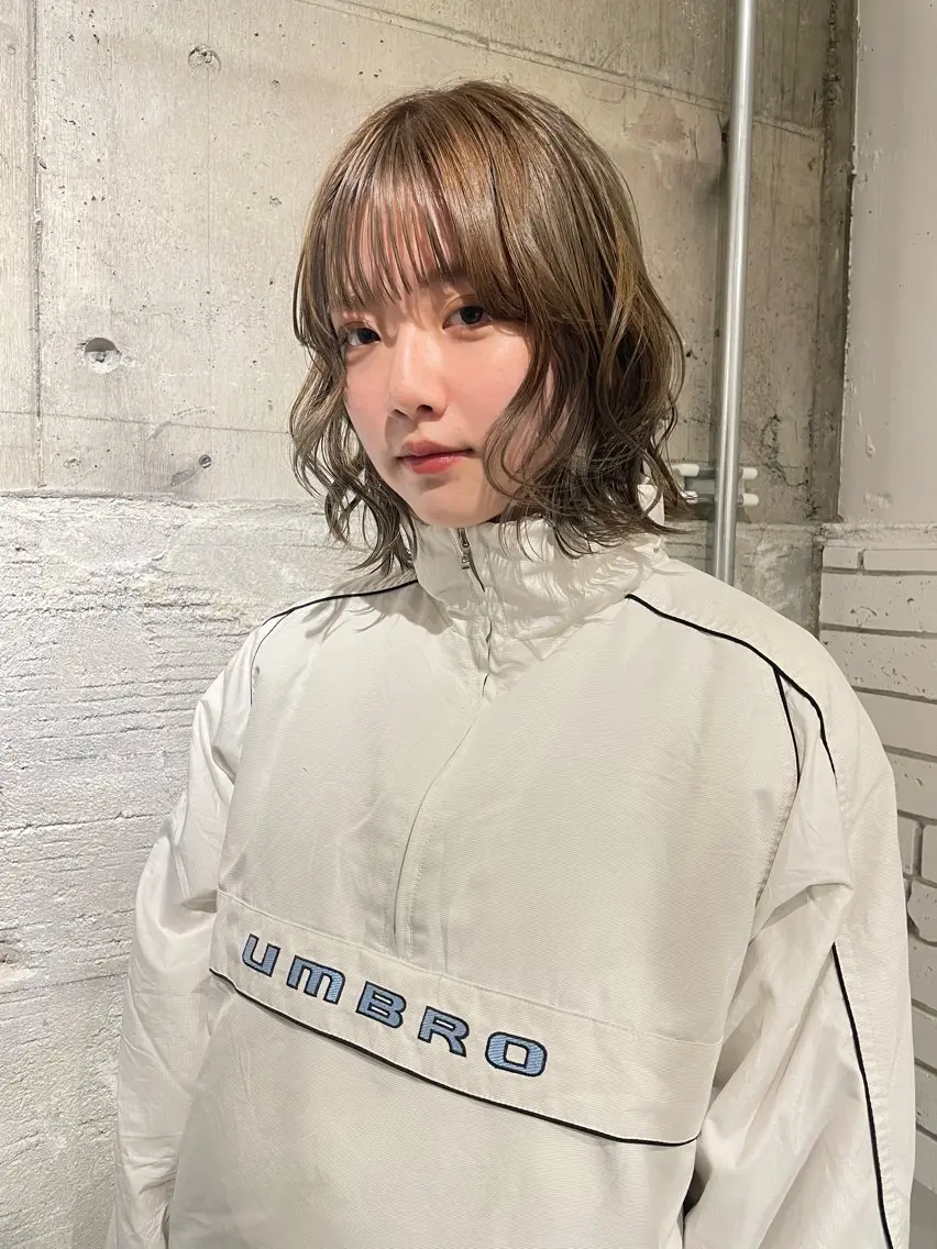 ミディアム ボブレイヤー ボブ レイヤーカット カット miyu 🦕のヘアスタイル