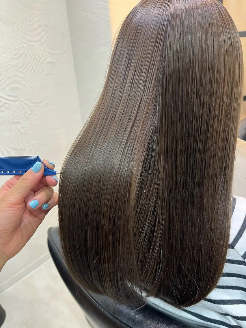 ロング カラー 【ニュアンスカラー・ 髪質改善】スズキカナのヘアスタイル