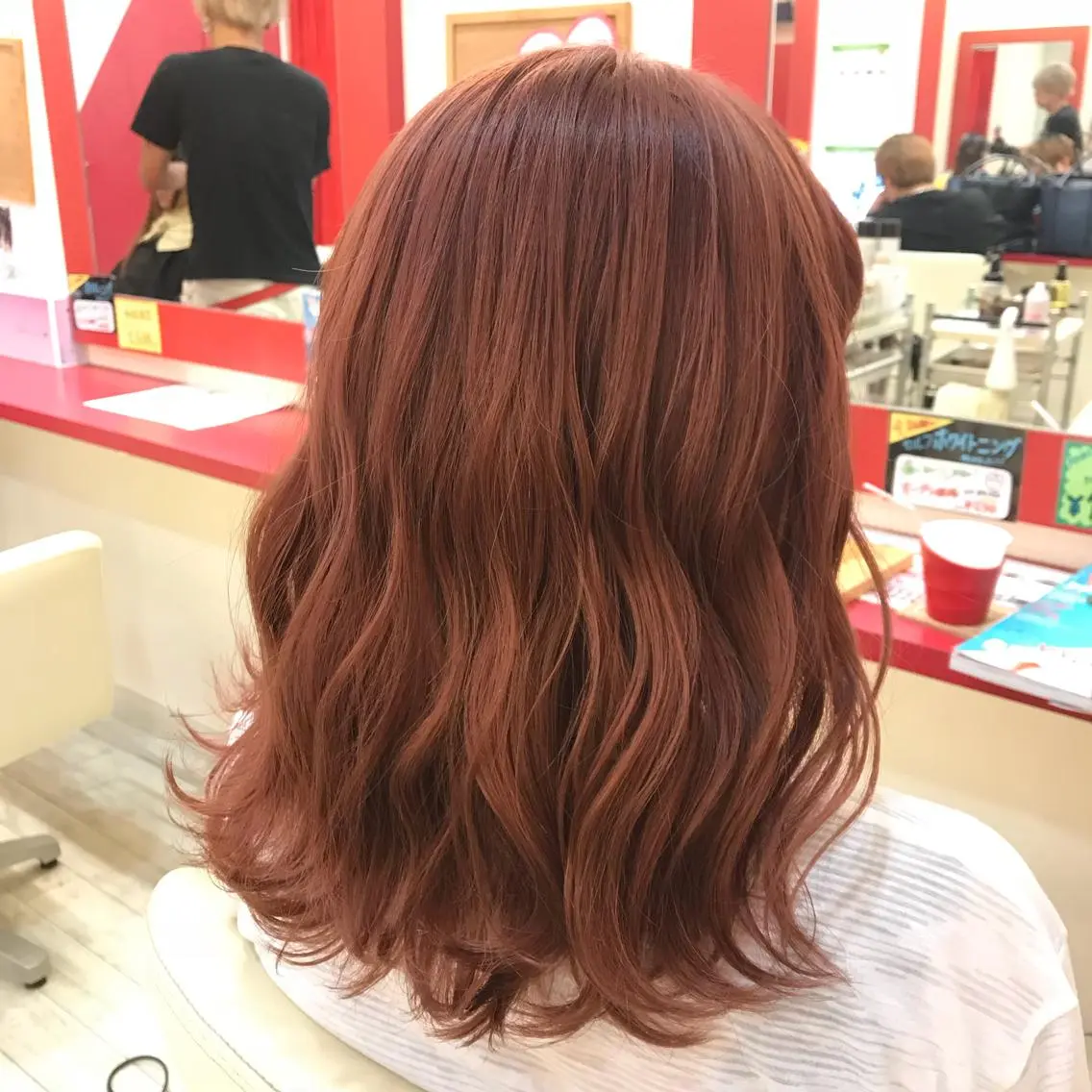 ミディアム カラー 櫻井 なんなのヘアスタイル