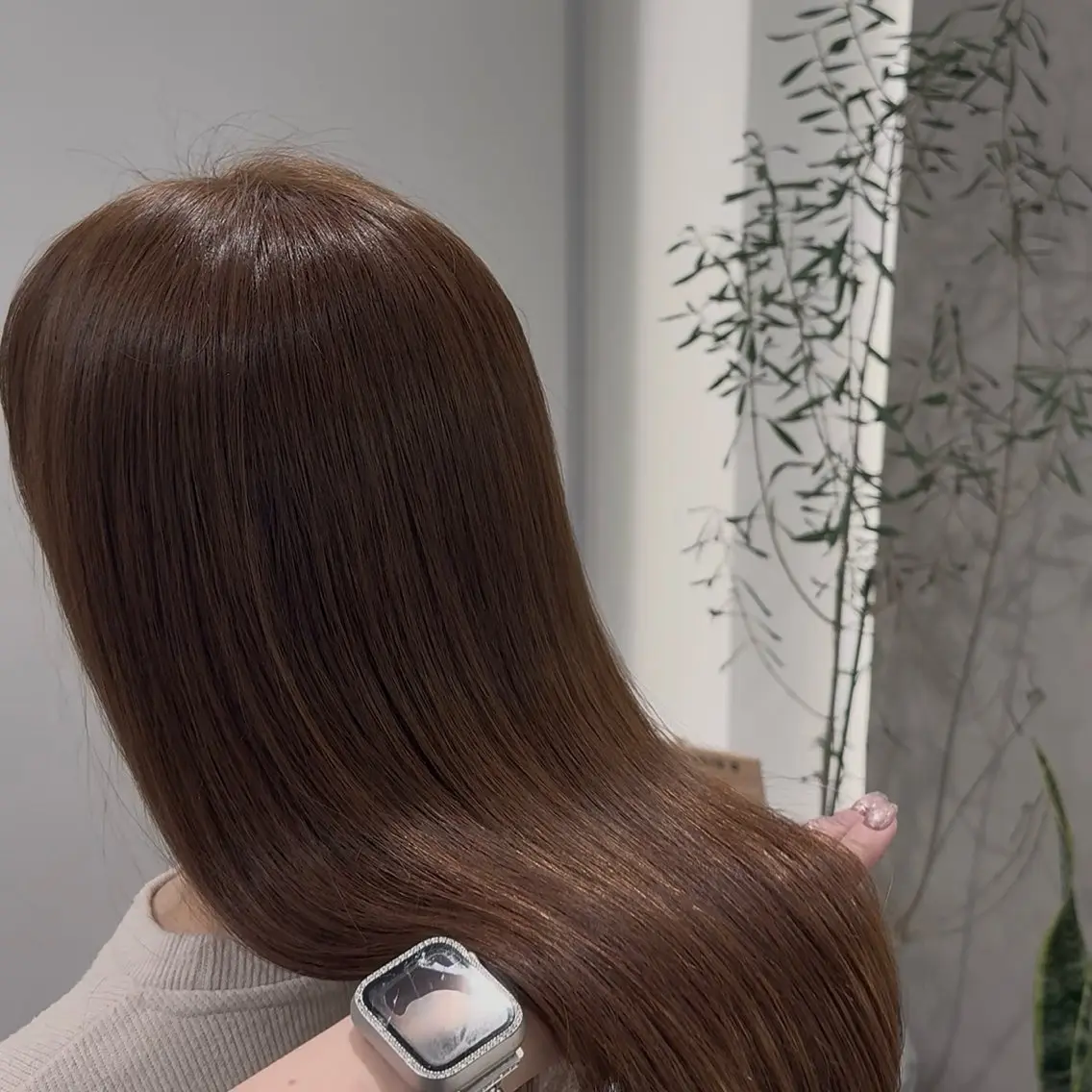 ロング カラー カット ヘアカラー トリートメント Fūna︎｜ 八王子 ｜モデル募集中のヘアスタイル