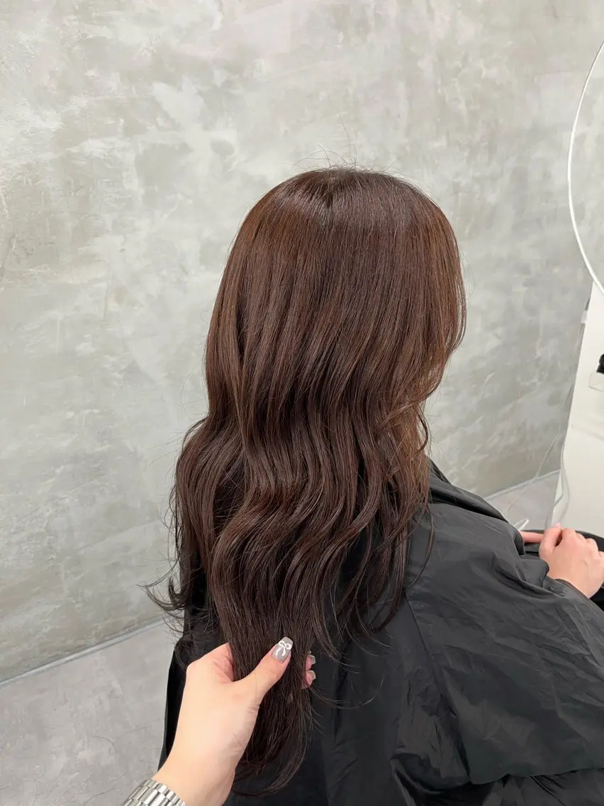 ロング カラー ヘアカラー トリートメント yuuna ✮ door whiteのヘアスタイル