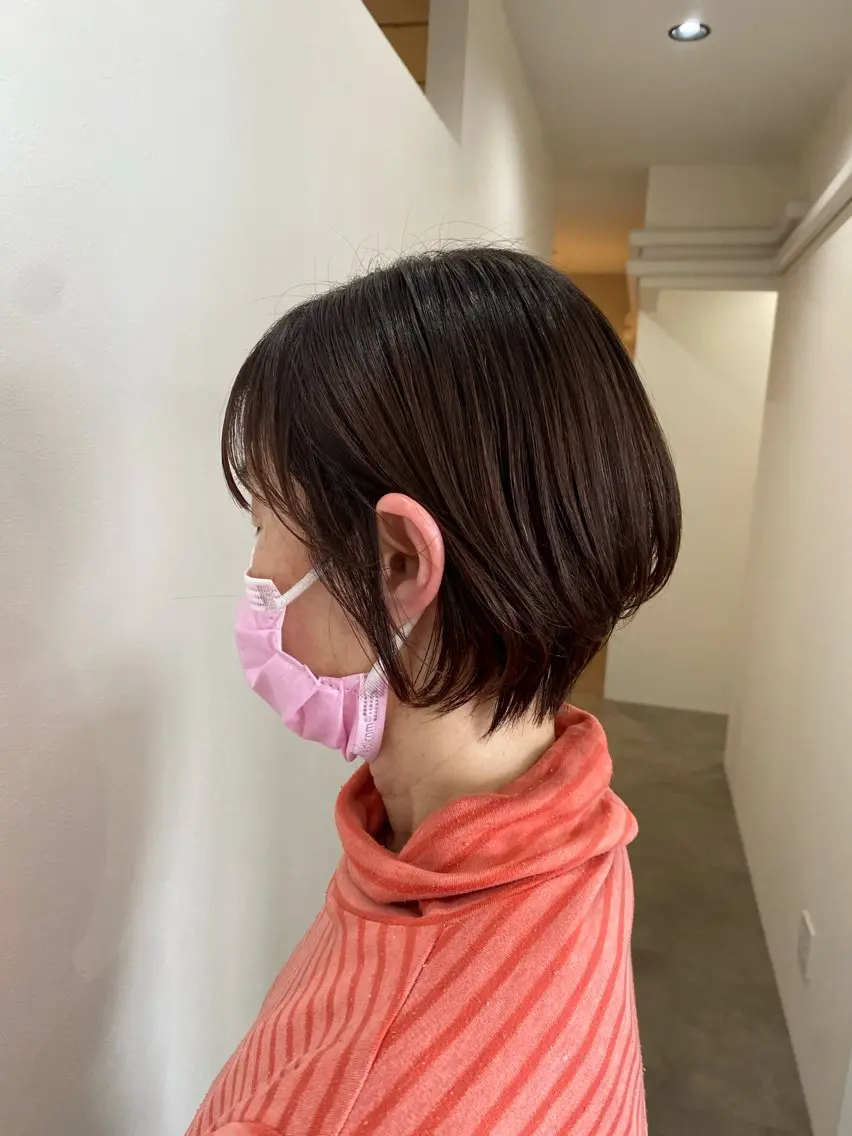 ショート 丸みショート ショートヘア カット 韓国風hair💕 Kanonのヘアスタイル