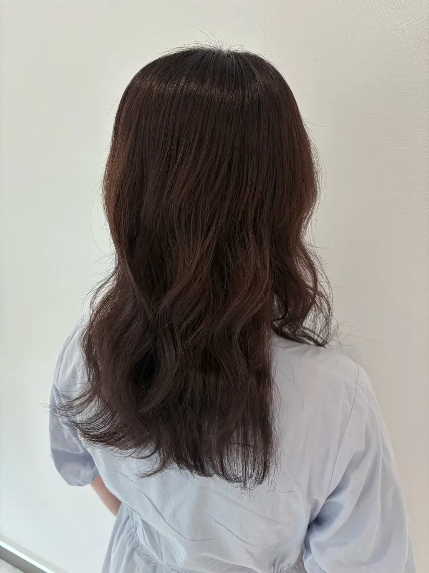 セミロング カラー moi Blanc/ Aoyagiのヘアスタイル