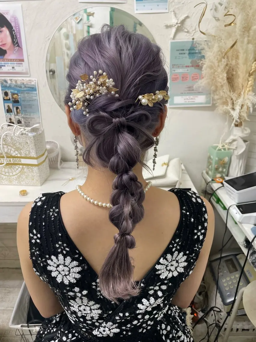 スキンケア込み【アレンジヘア＋似合わせメイク💄】の写真
