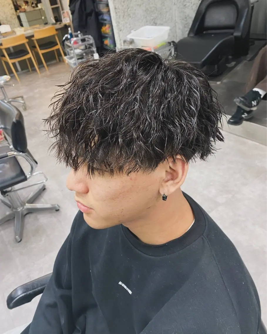 💈カット+ツイストスパイラルパーマ🧑🦱の写真