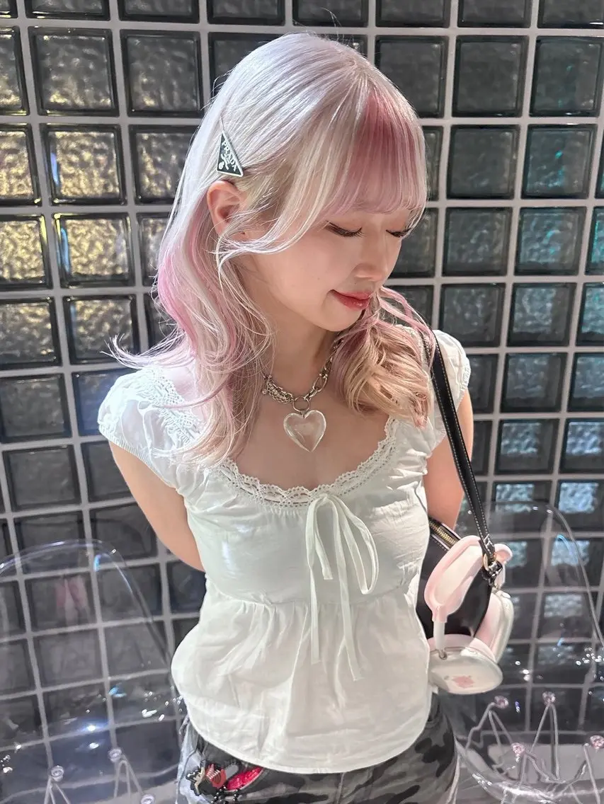 🪽【人気No.1♡】ブリーチ＋透明感カラーの写真