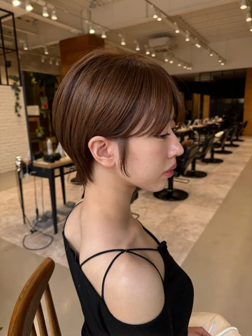 ショート 𝐘𝐔𝐌𝐄/ capture‪❤︎のヘアスタイル