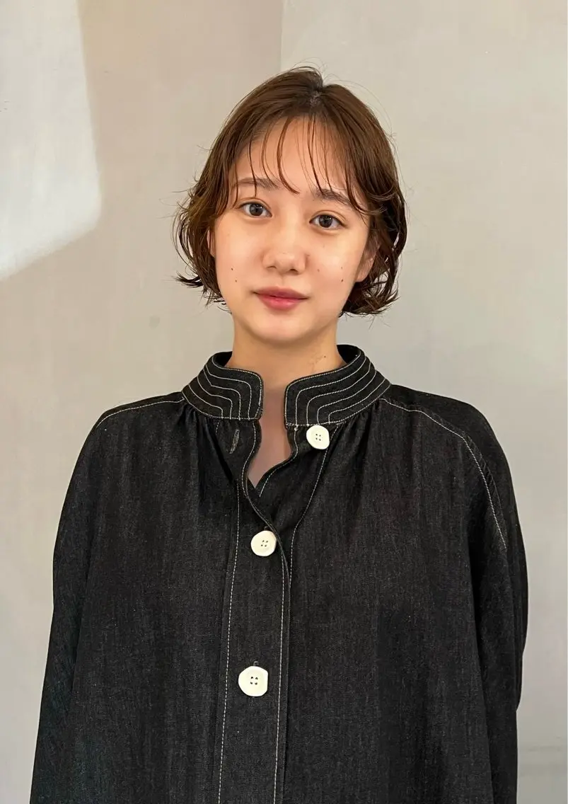 ショート カラー パーマ カット ヘアカラー パーマ トリートメント Ordinary H&Lのヘアスタイル