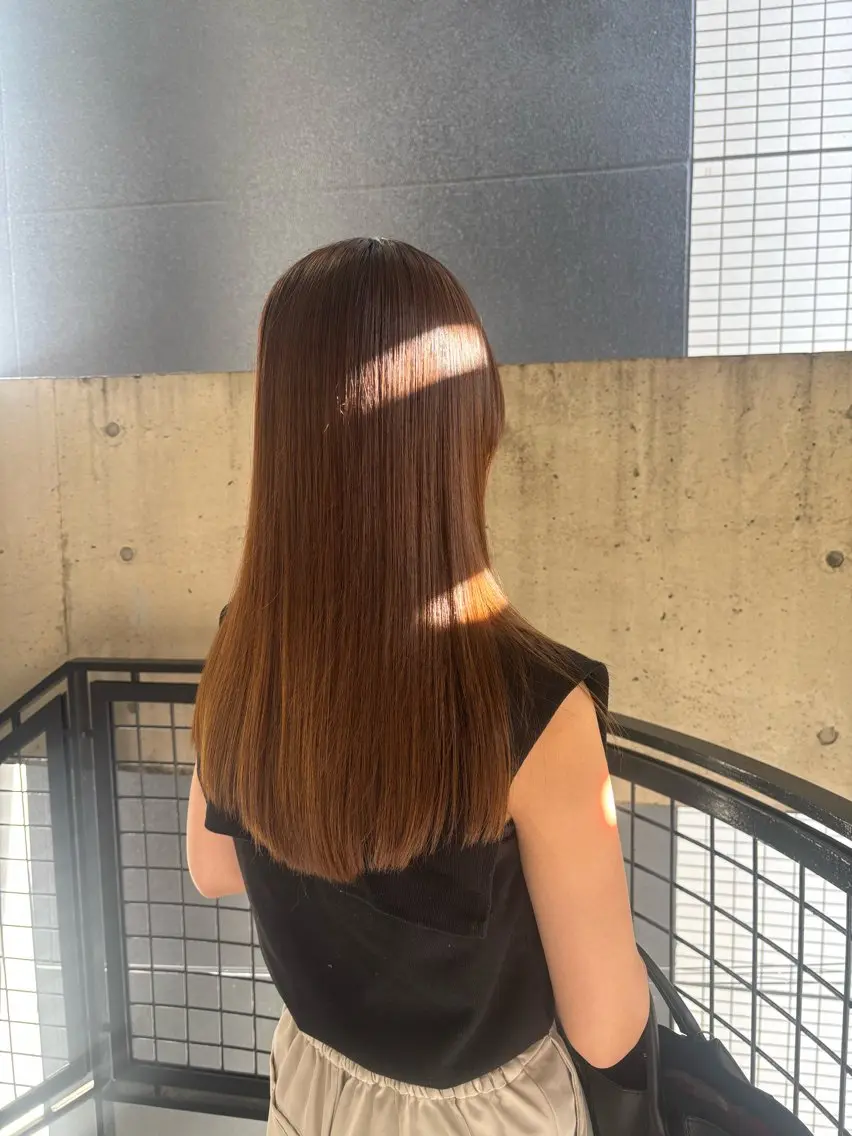 ロング ヘアカラー トリートメント 艶髪🫧 Suzunaのヘアスタイル