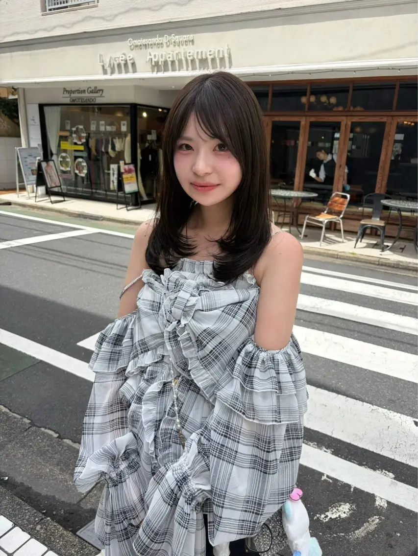ロング Riko/ カットモデル募集❤︎のヘアスタイル