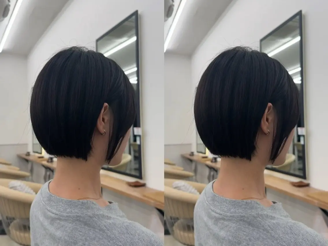 ショート レイヤー/ボブ 透明感カラー/チヨノのヘアスタイル