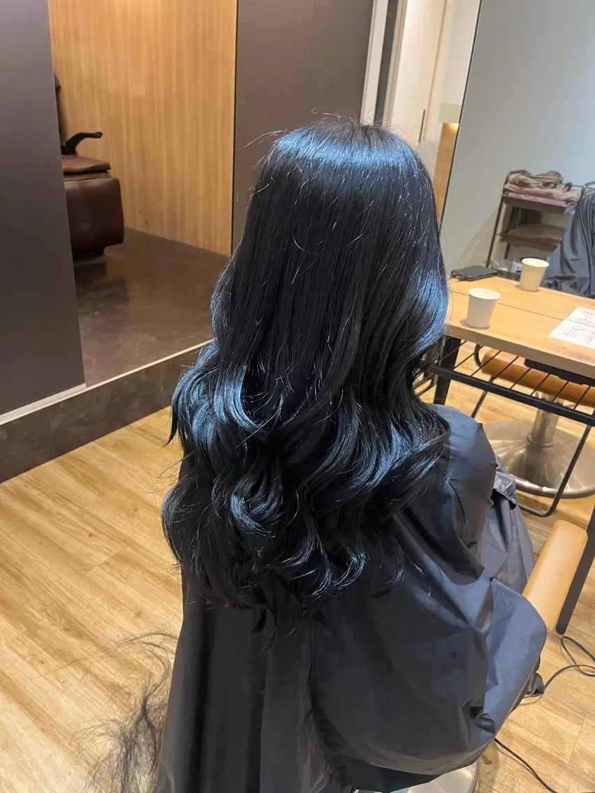 ロング カラー 黒髪 ヘアカラー 💖トレンド春夏 カラー💖FUTAのヘアスタイル