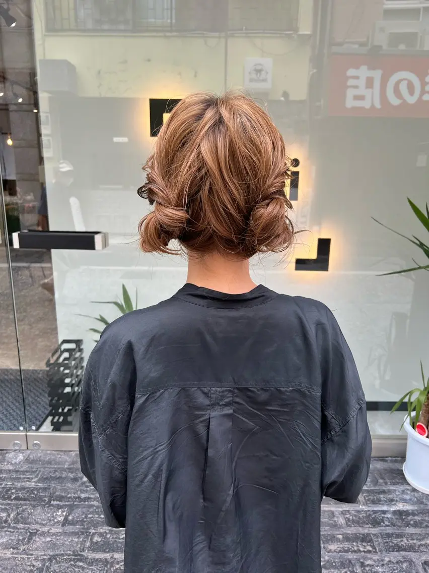 ミディアム カラー ヘアアレンジ 「sumi」 AMIのヘアスタイル