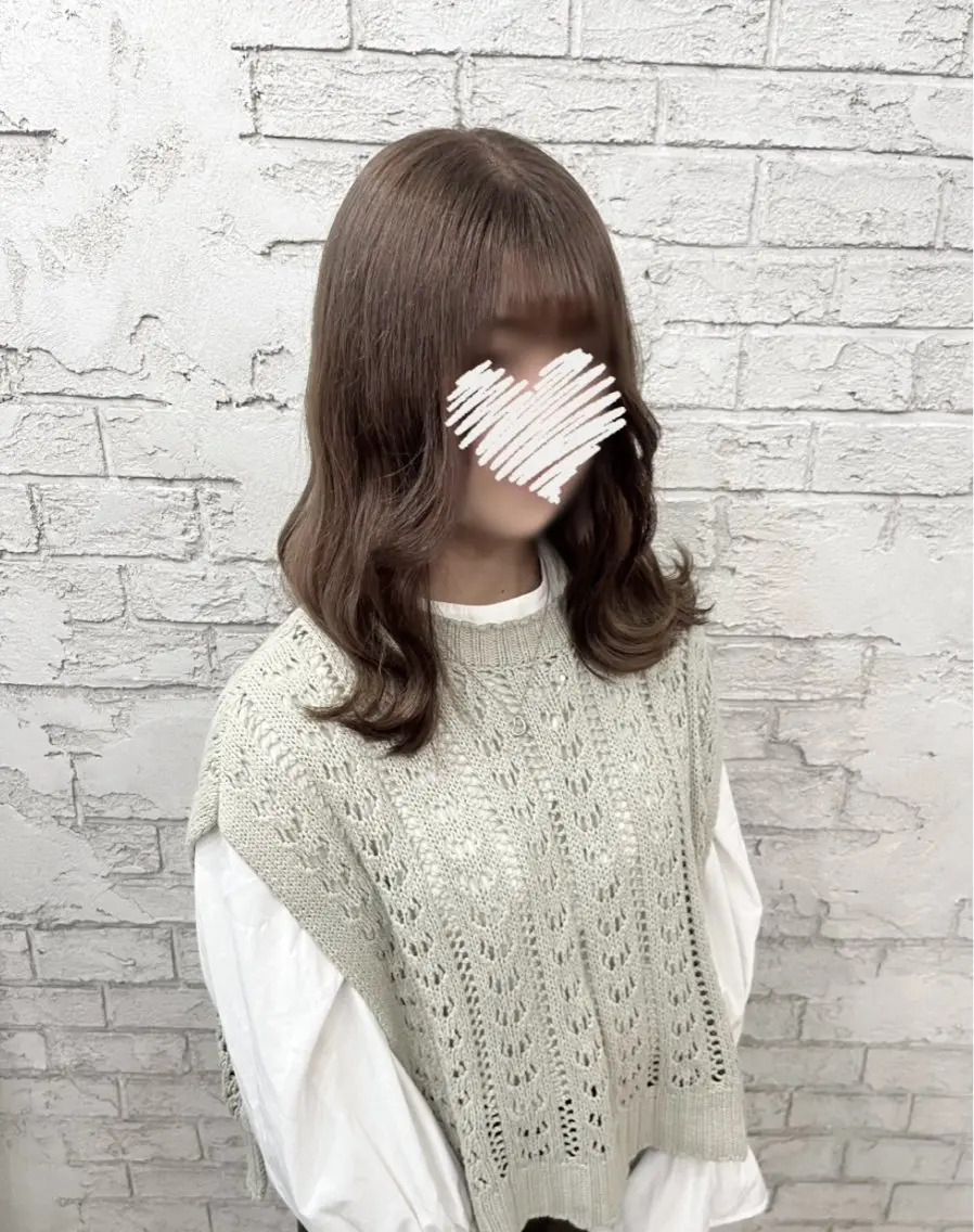 セミロング カラー ✨ TOMOKO🦋✨のヘアスタイル