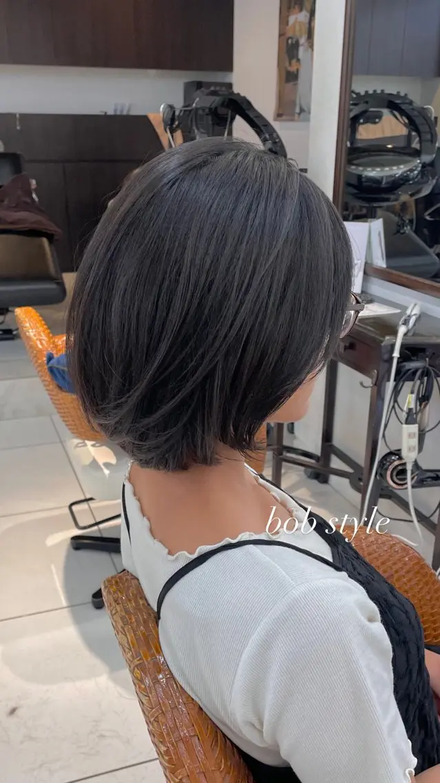 ショート ♡レイヤーボブ パーマ/うらら♡のヘアスタイル