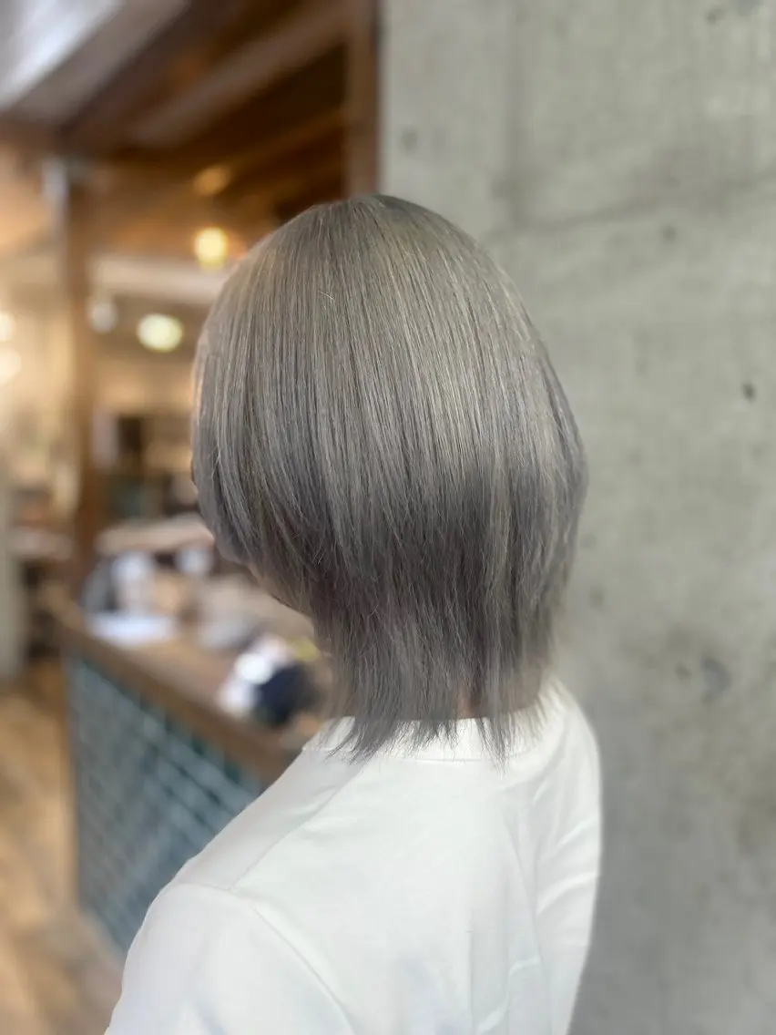 ショート カラー ヘアカラー トリートメント 💖カラー/ブリーチ 💖あつやのヘアスタイル