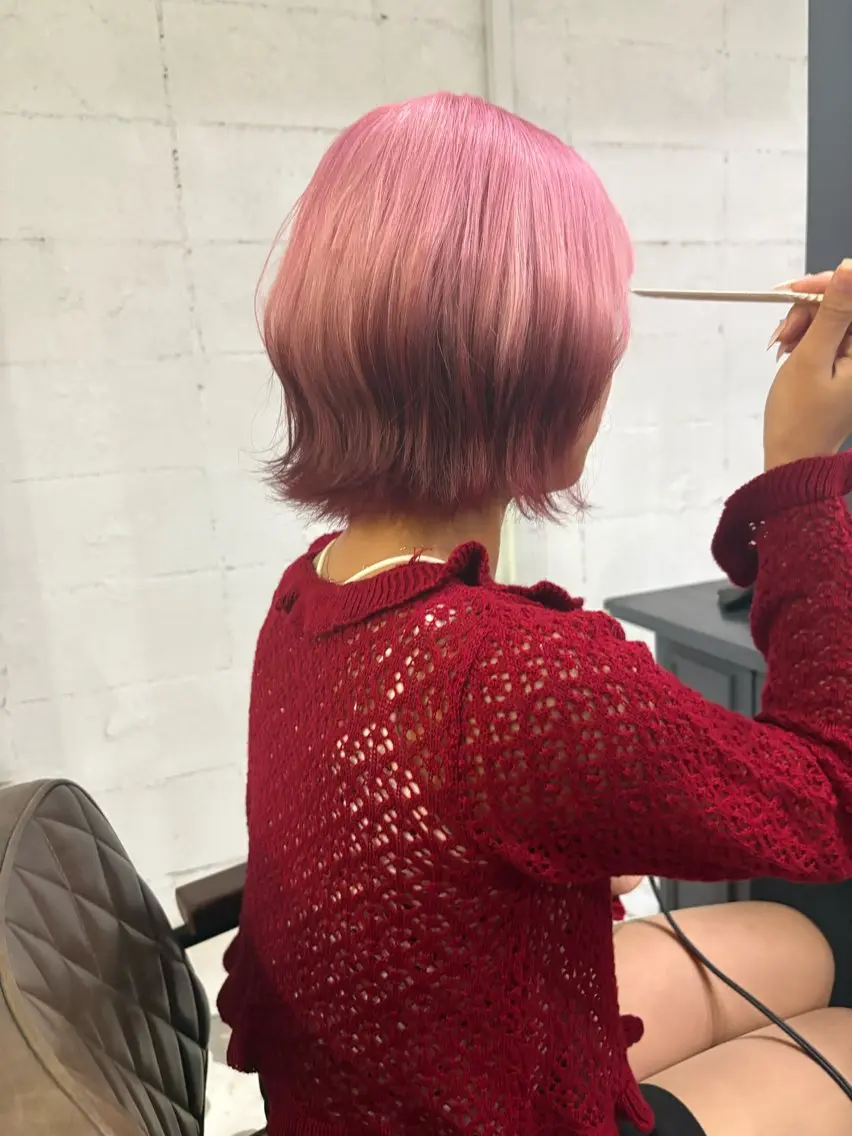 ミディアム カラー ヘアカラー トリートメント 🩵DAICHI /デザイン特化🩵のヘアスタイル