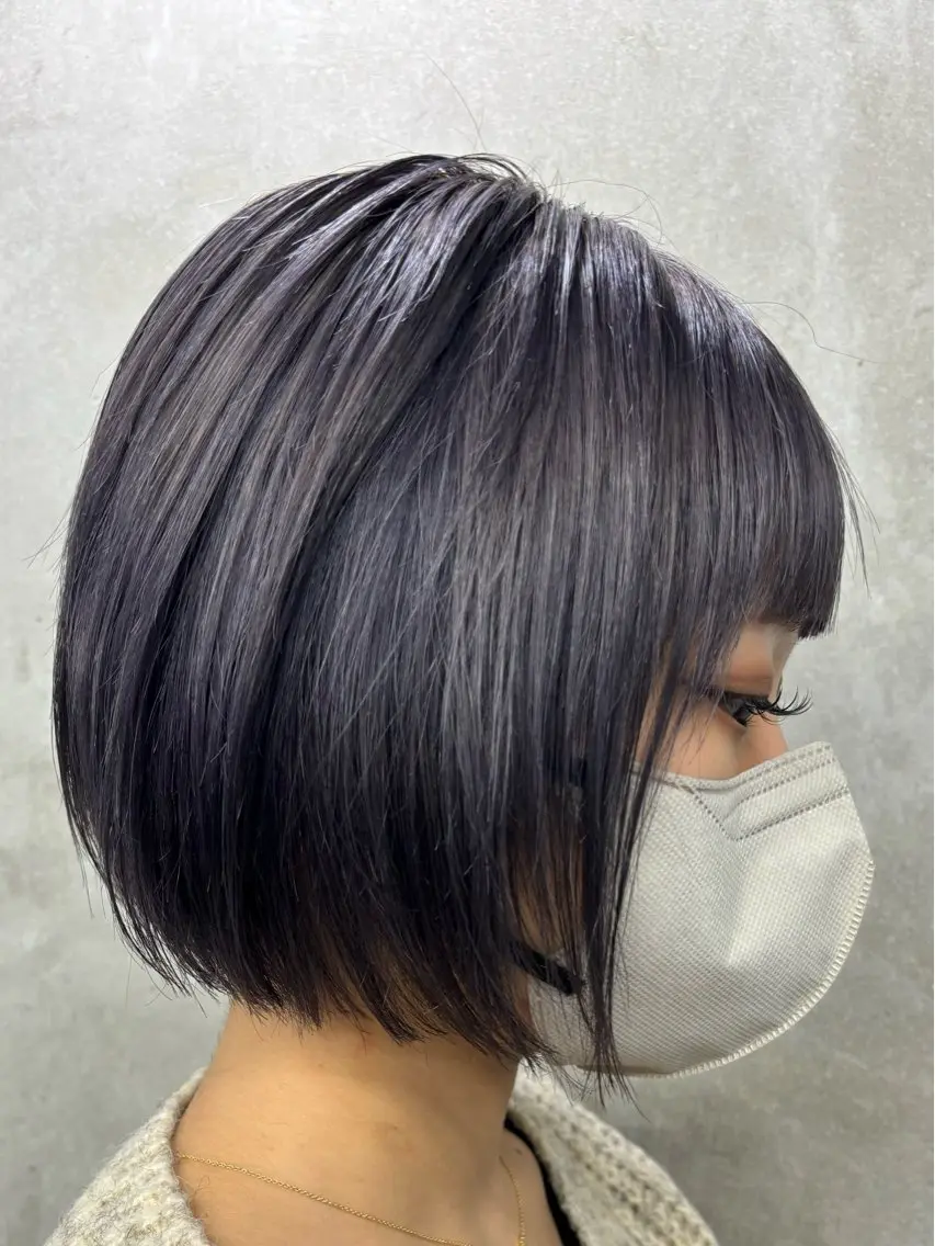 ショート ボブ カット ヘアカラー トリートメント teN+by ambleluxeのヘアスタイル