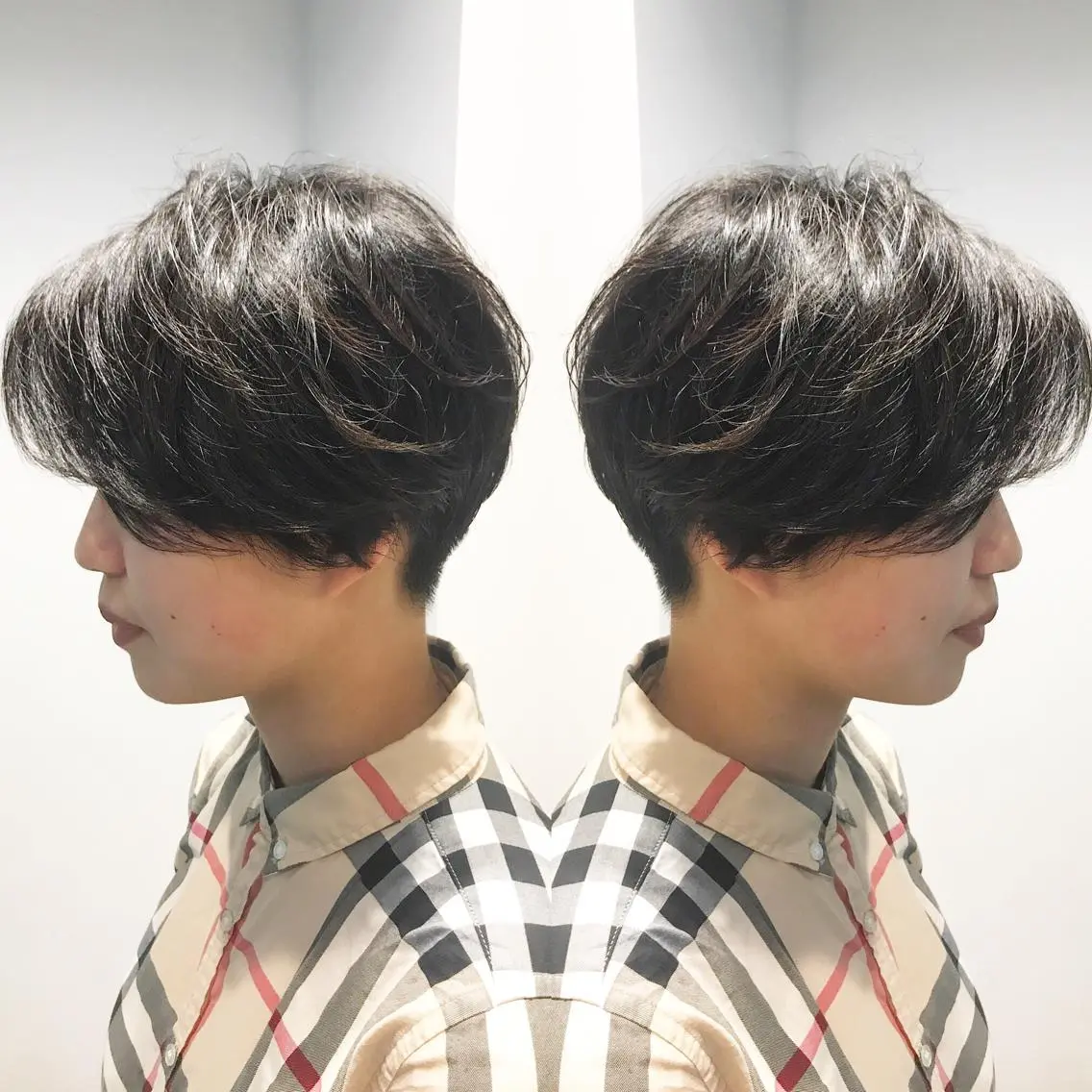 ショート ハンサムショート ショートヘア ショートヘア💫 ハイトーン西田拓馬のヘアスタイル