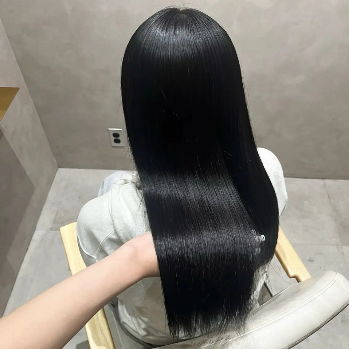 ロング カラー カット ヘアカラー トリートメント 🧸透明感カラー/ haruka🧸のヘアスタイル