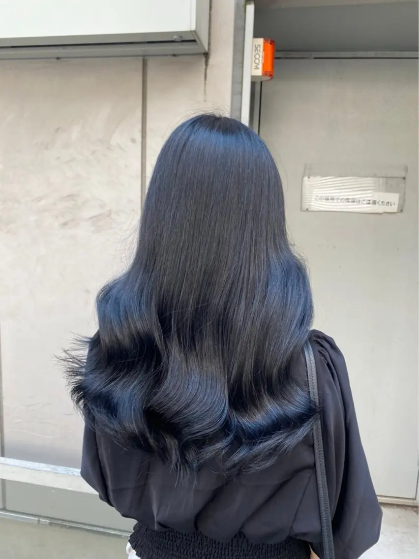 ロング カット ヘアカラー ブリーチなし透明感 カラー/MISANOのヘアスタイル