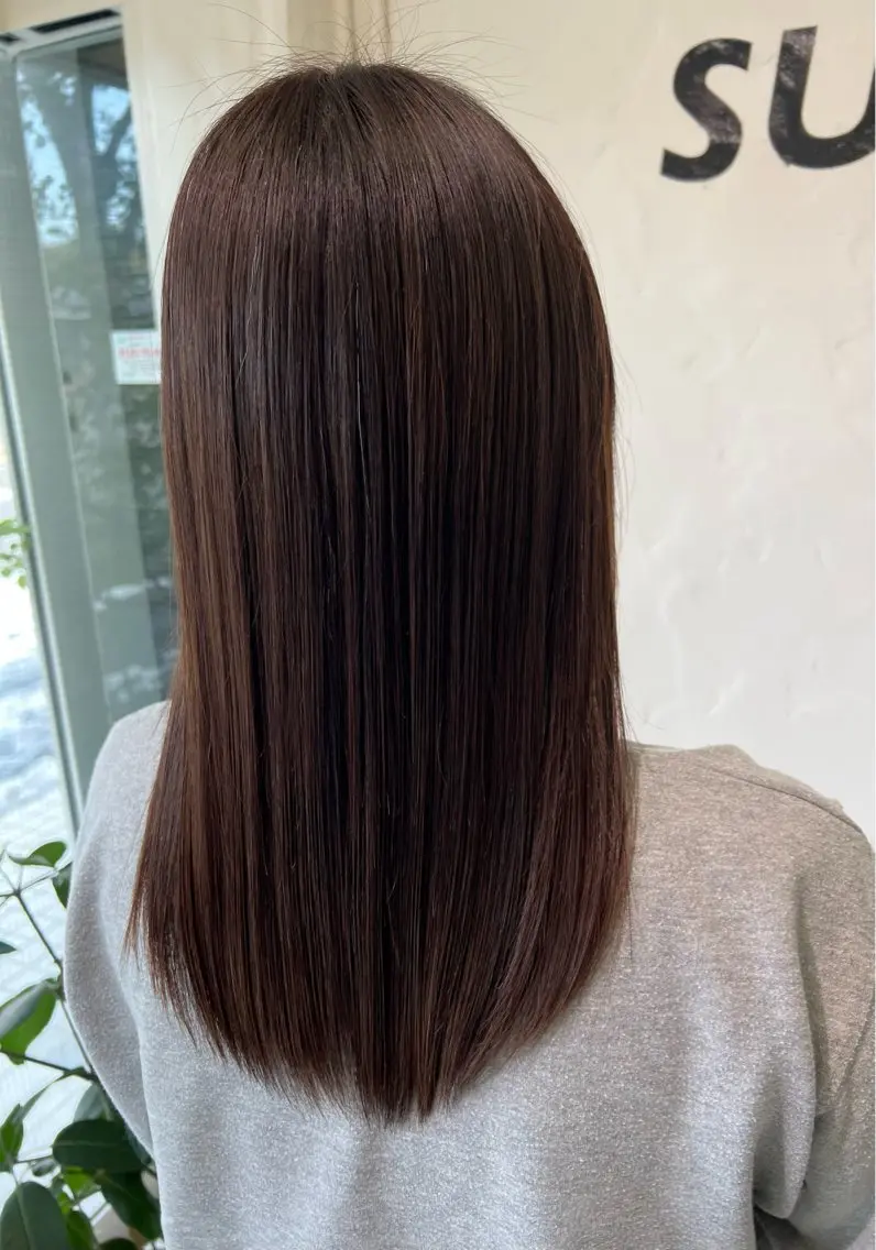 セミロング 縮毛矯正 縮毛矯正🫧／ 工藤のヘアスタイル
