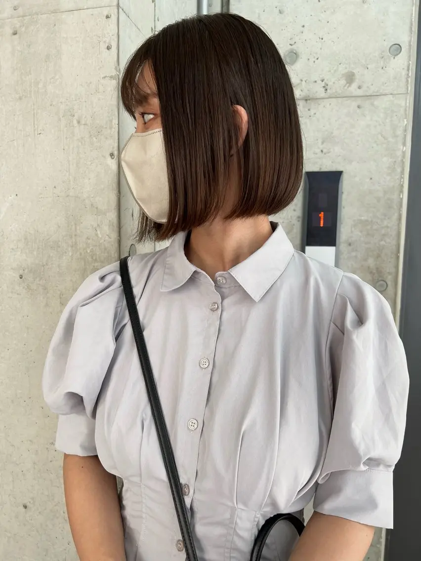 ショート カラー カット ヘアカラー トリートメント 髪質改善/艶髪 🫧高橋湧也のヘアスタイル