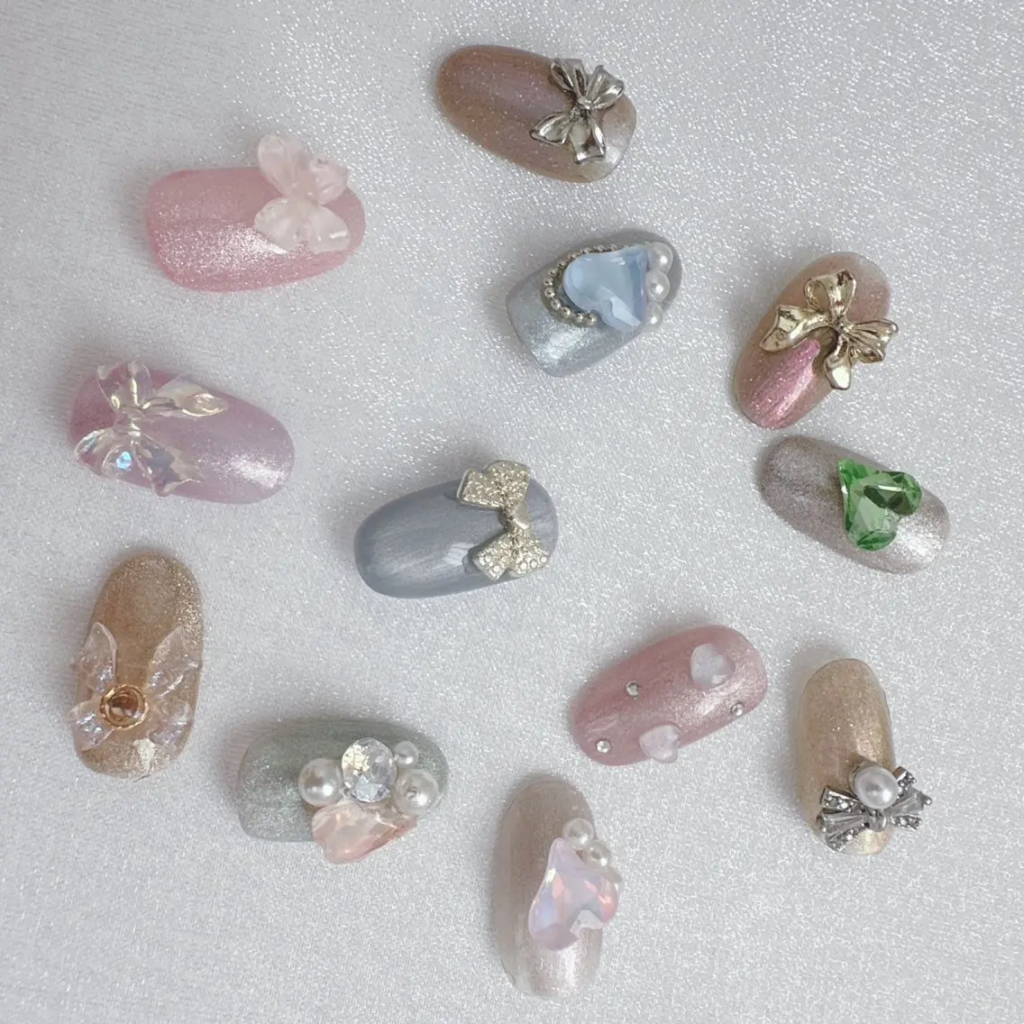 ネイル ストーンネイル ハンドネイル Nono Nail ノノネイルのネイルデザイン