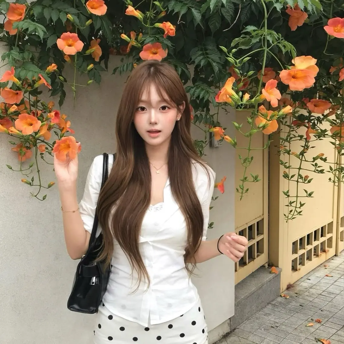 セミロング ヘアカラー 高原 爽箕のヘアスタイル