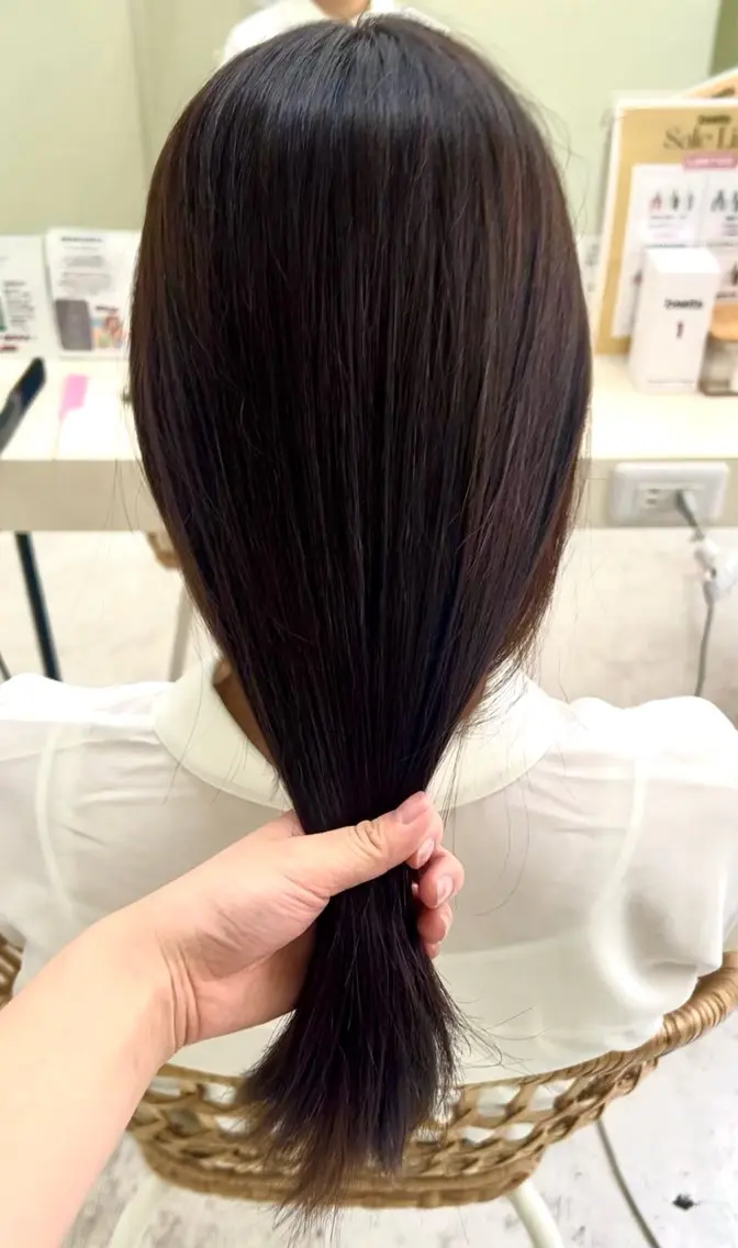 ミディアム カラー ブラウンカラー 木原 めいのヘアスタイル