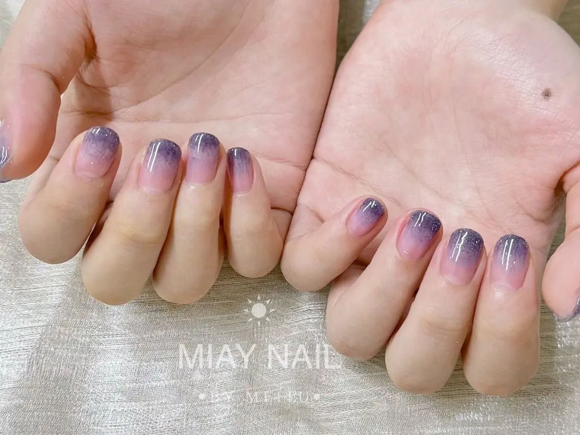 ネイル ハンドネイル 💜MIYA NAIL鶴見店のネイルデザイン