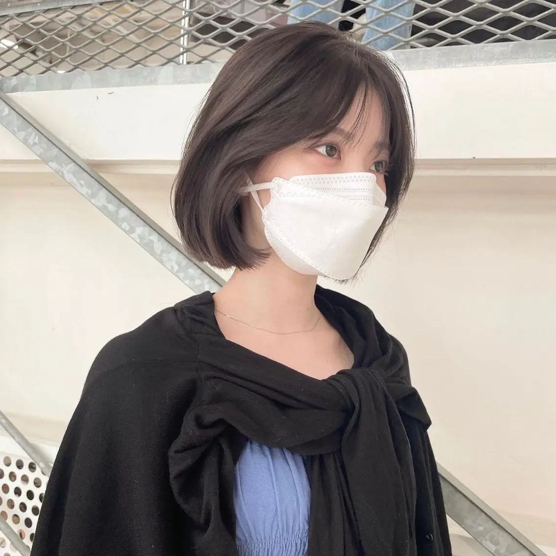 ショート ミディアムレイヤー 添田晃基のヘアスタイル