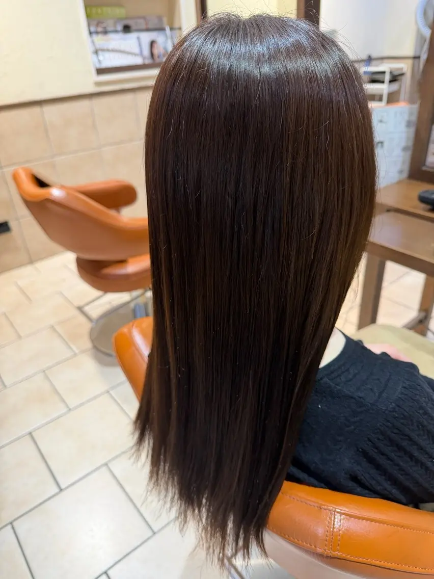 ロング カラー ヘアカラー トリートメント 井上 琉菜のヘアスタイル