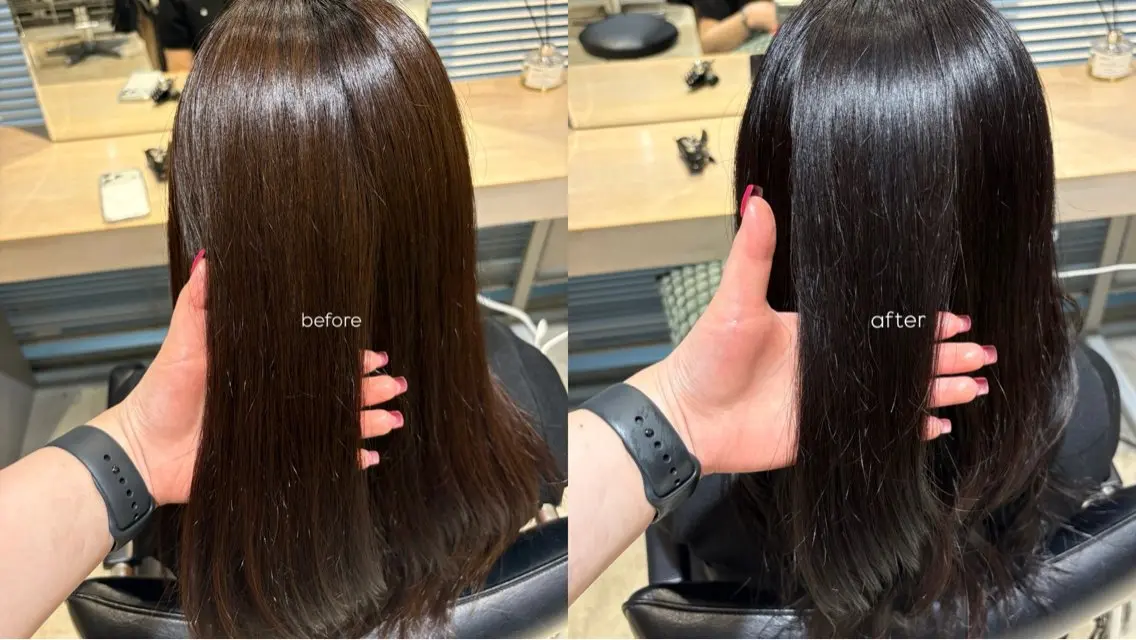 ロング カラー ヘアカラー SHEAaoyama イソダハルカのヘアスタイル