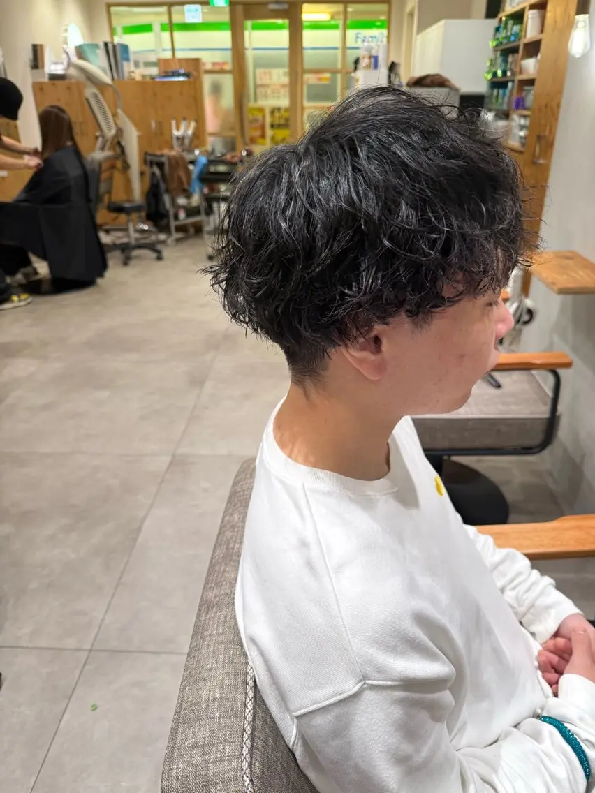 メンズ カット パーマ 松平 拓巳のヘアスタイル