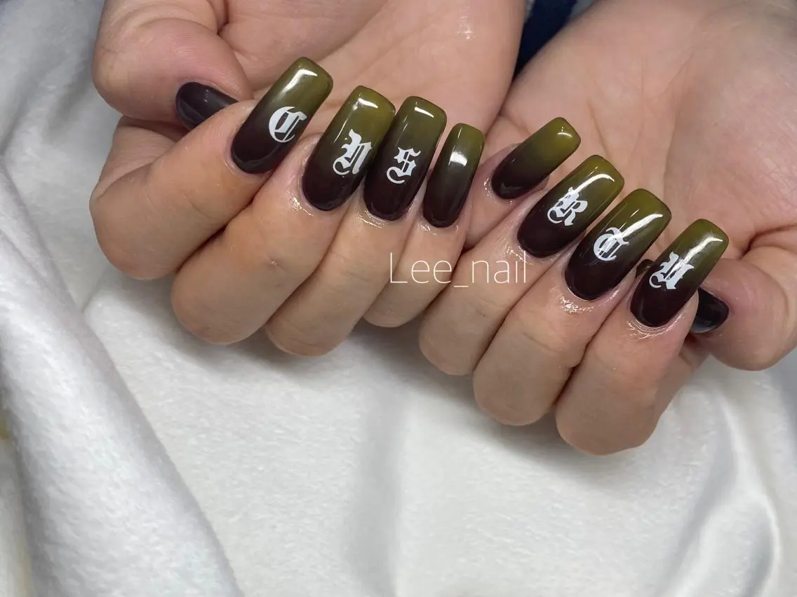 ネイル 長さ出し ハンドネイル Lee_ nailのネイルデザイン