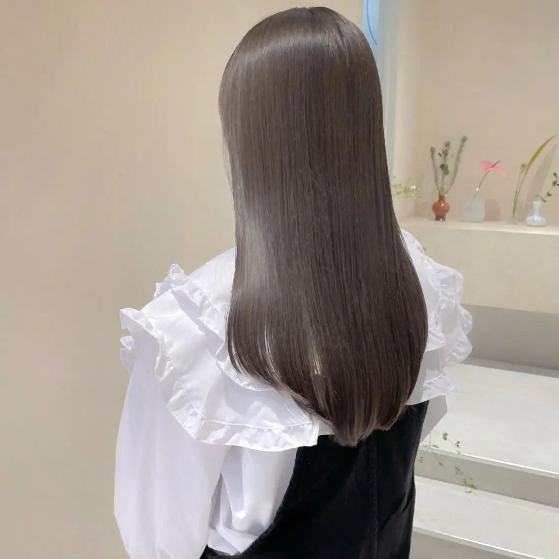 セミロング カラー ダブルカラー ラベンダーカラー 髪質改善 トリートメント MURANAKA RYOのヘアスタイル