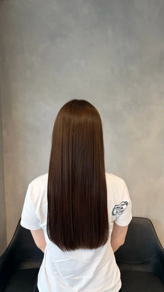 カラー ベージュカラー 透明感カラー ヘアカラー トリートメント 井野 彩加のヘアスタイル