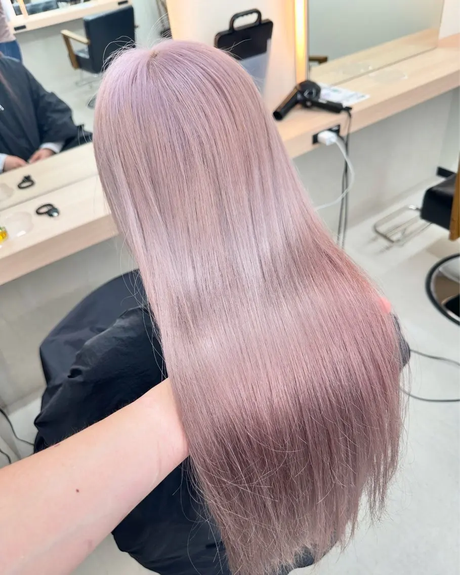 ロング カラー ヘアカラー トリートメント 𝐑𝐲𝐮𝐤𝐢 【店長】ALEAPのヘアスタイル
