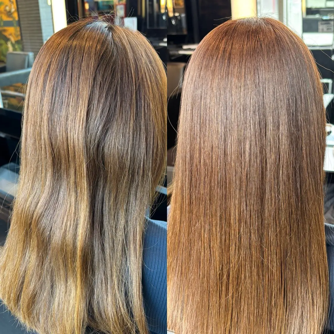 ロング 縮毛矯正/髪質改善 ルクア9F/小倉悠佑のヘアスタイル