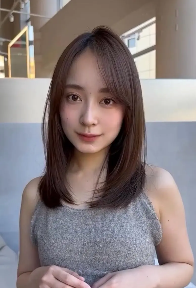 ミディアム ヘアアレンジ レイヤー✖️韓国 🇰🇷/藤藪孝太のヘアスタイル