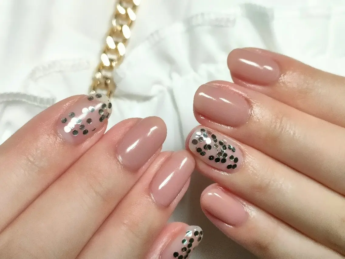 ネイル クリアネイル ワンカラーネイル oir. nailsalonのネイルデザイン