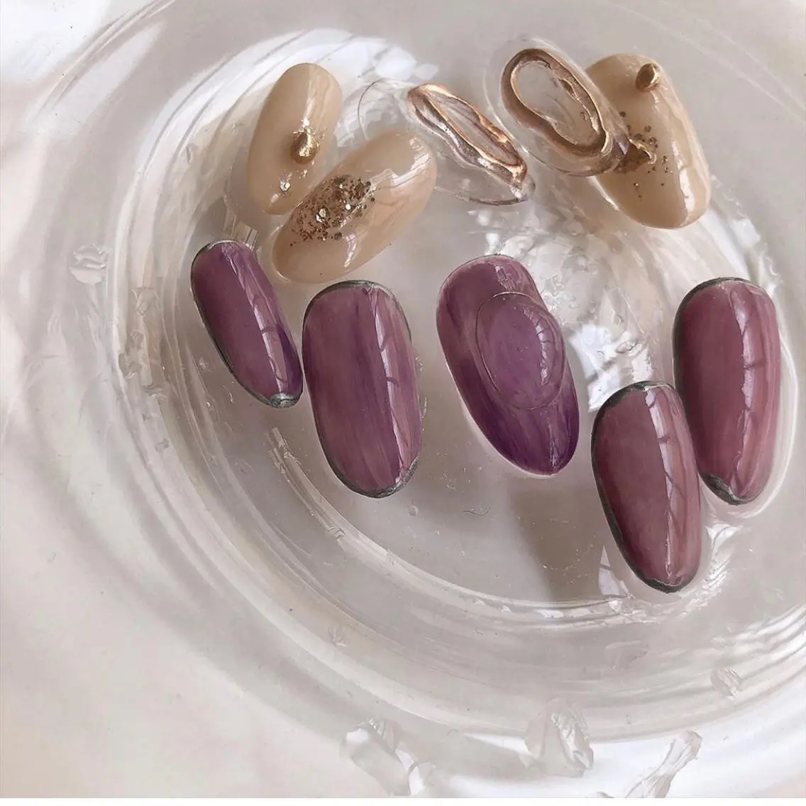 ネイル ニュアンスネイル nail salon granveilのネイルデザイン