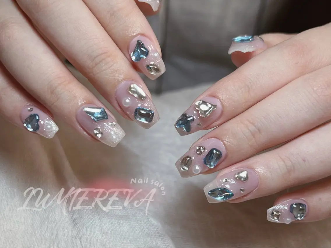 ネイル ハンドネイル Lumiereva @ネイルモデル募集中のネイルデザイン