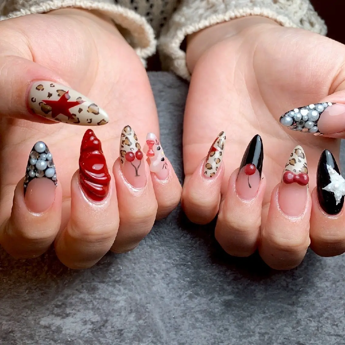 ネイル ハンドネイル MU5-nail 金山ネイルサロンのネイルデザイン