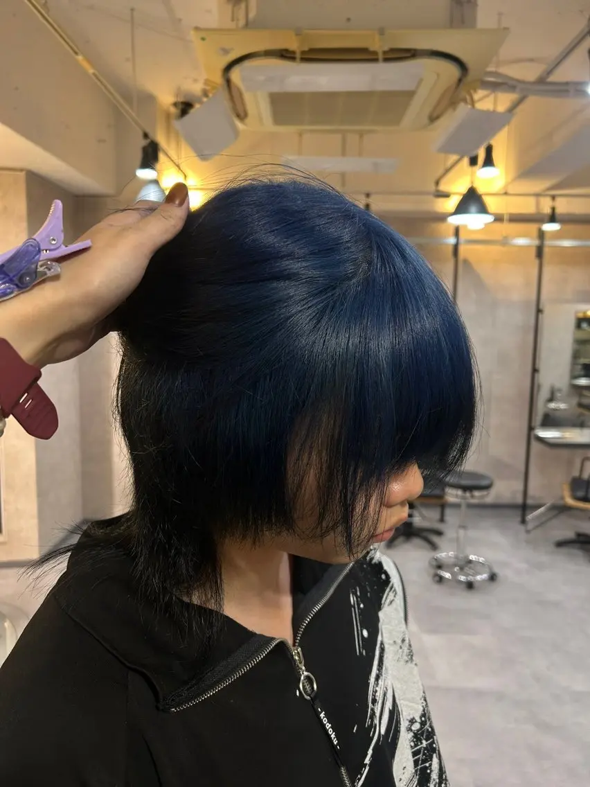 ショート カラー ヘアカラー ユキマツ ヒサのヘアスタイル
